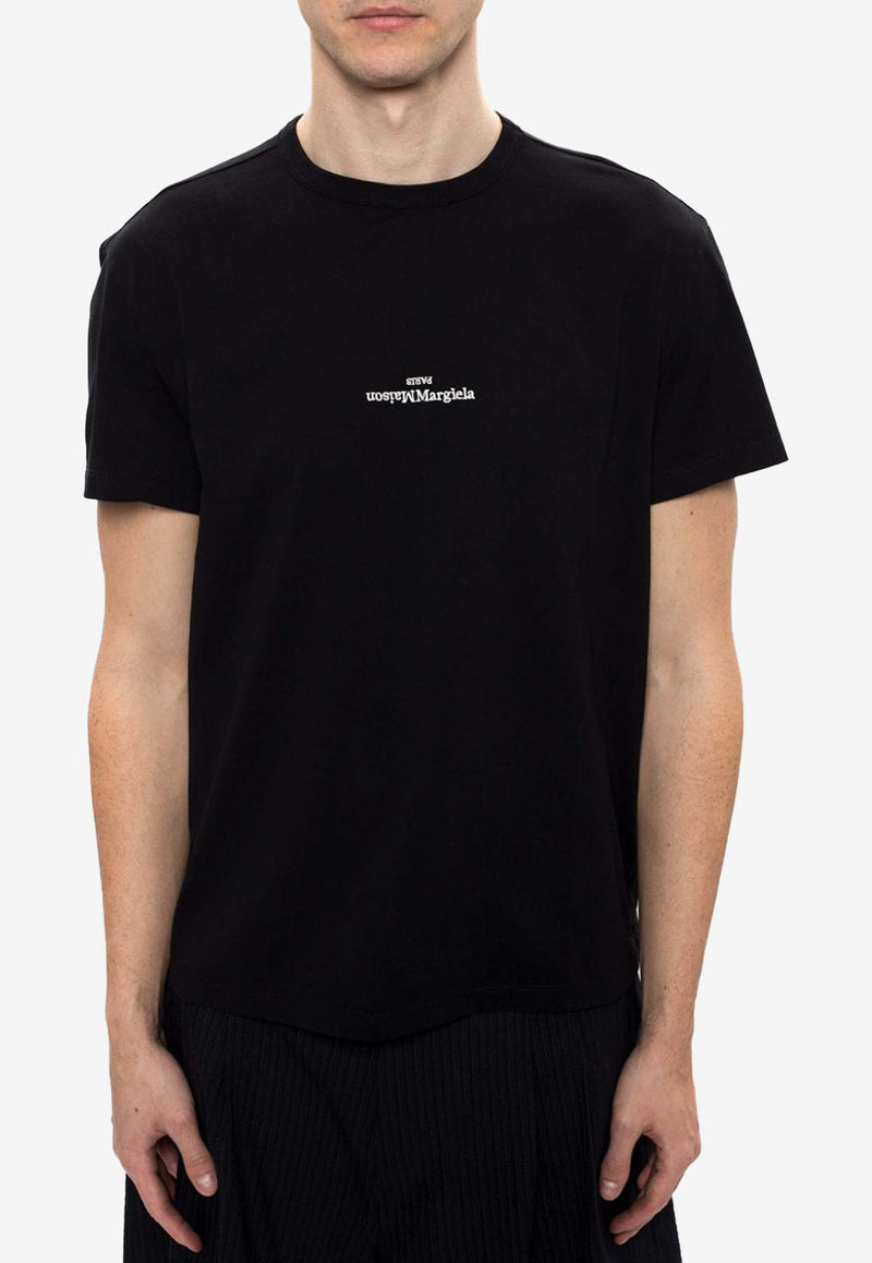 Maison Margiela Embroidered-Logo Crewneck T-shirt S30GC0701 S22816-900