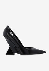 The Attico Cheope 105 Patent-Leather Pumps 231WS509 L002-100