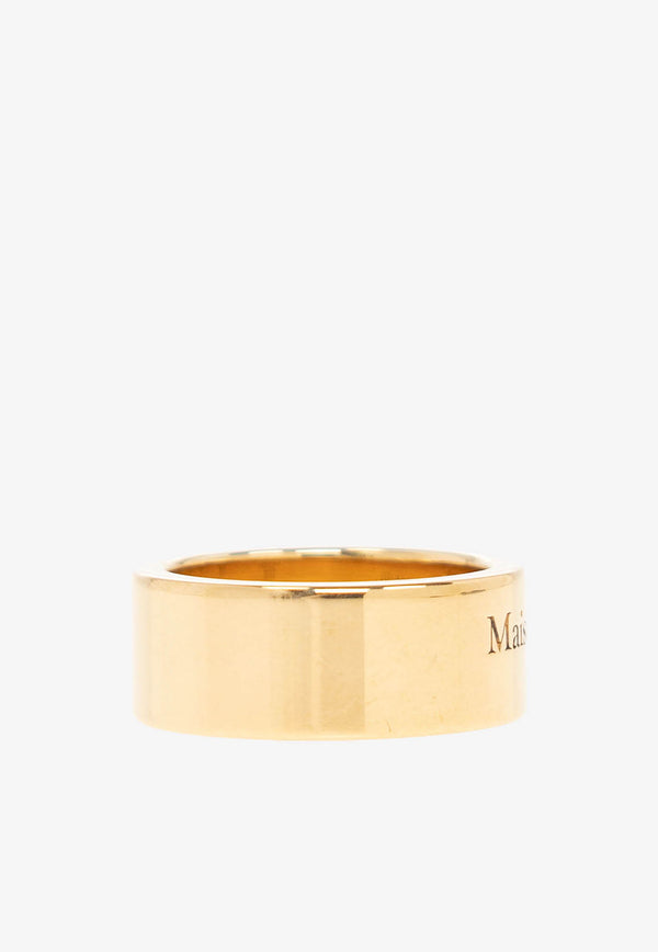 MM6 Maison Margiela Logo-Engraved Ring SM1UQ0095 SV0158-950