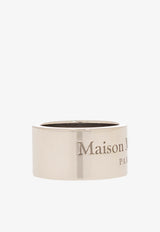 MM6 Maison Margiela Logo-Engraved Ring SM1UQ0096 SV0158-951