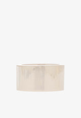 MM6 Maison Margiela Logo-Engraved Ring SM1UQ0096 SV0158-951