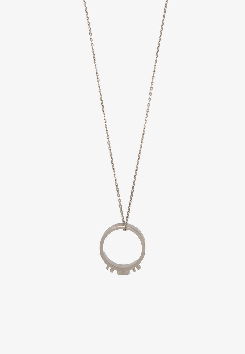 MM6 Maison Margiela Logo-Embossed Necklace SM1UU0032 SV0092-951