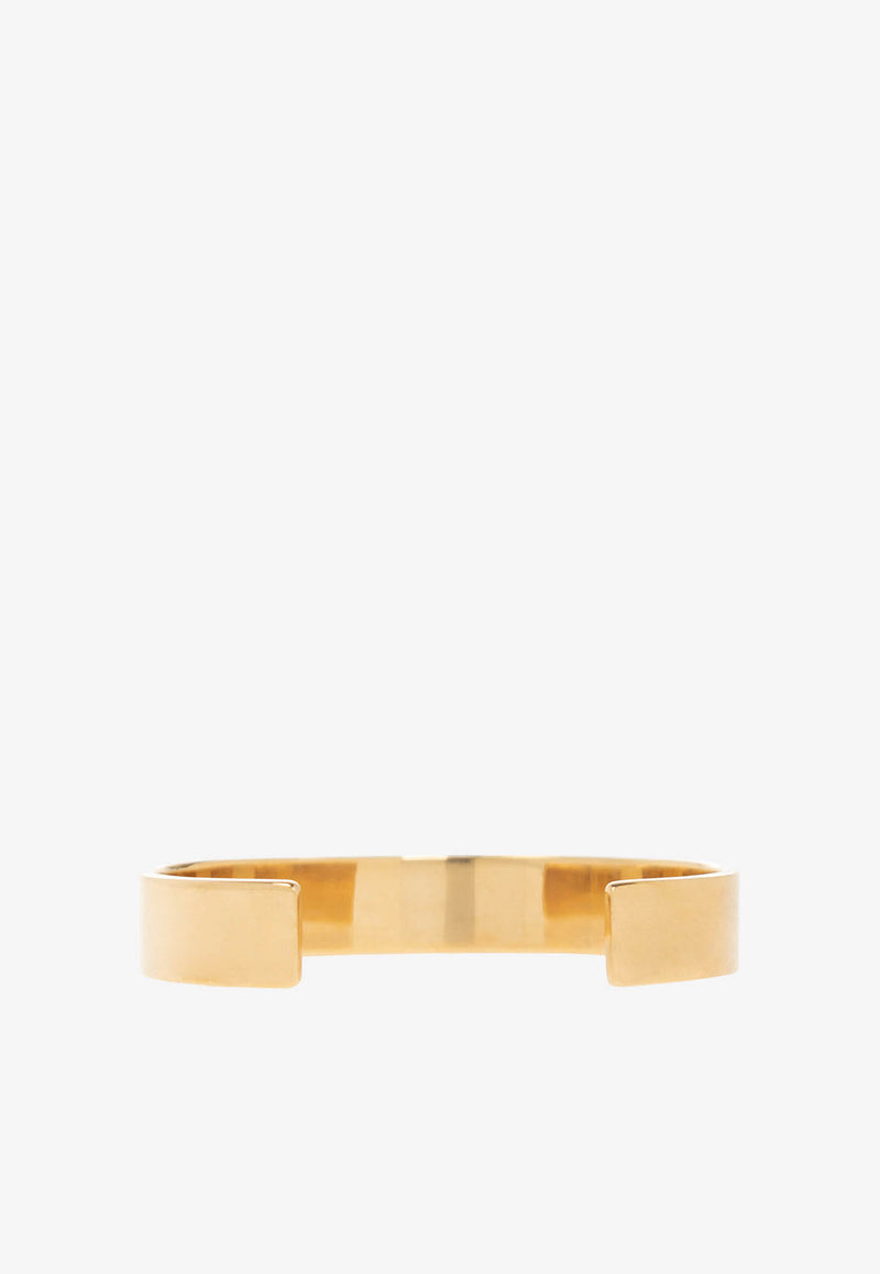 Maison Margiela Logo-Engraved Cuff Bracelet SM1UY0081 SV0158-950