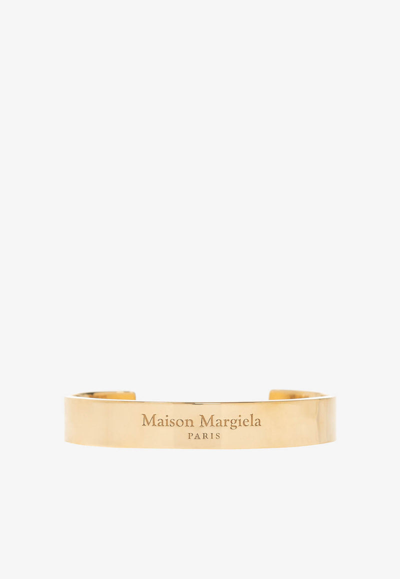 Maison Margiela Logo-Engraved Cuff Bracelet SM1UY0081 SV0158-950