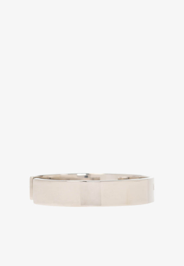 Maison Margiela Logo-Engraved Cuff Bracelet SM1UY0081 SV0158-951