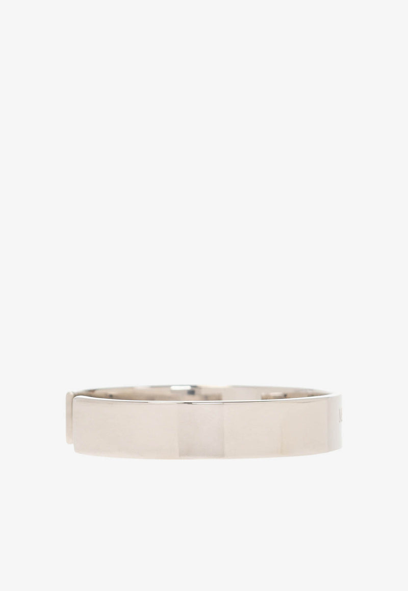 Maison Margiela Logo-Engraved Cuff Bracelet SM1UY0081 SV0158-951