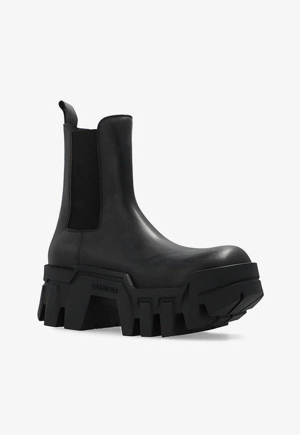 Balenciaga Bulldozer Leather Chelsea Boots 693963 WBCQ0-1000