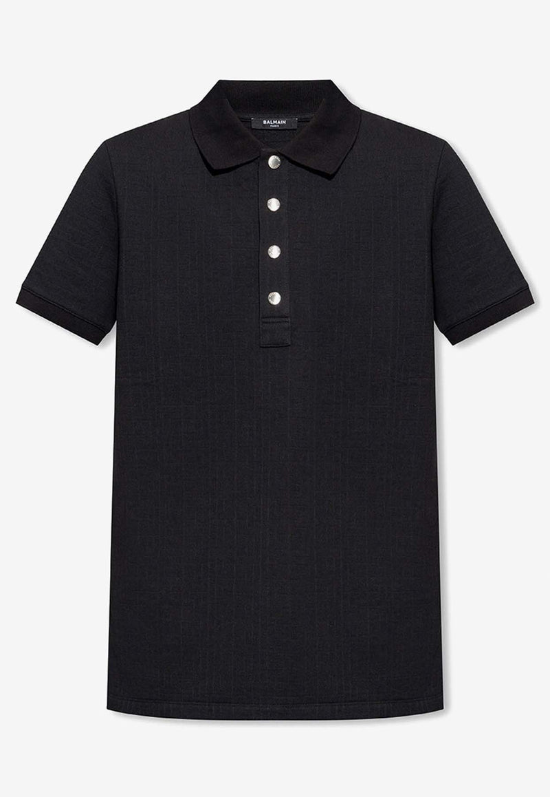 Balmain Basic Polo T-shirt Black AH1GB000 JB82-0PA