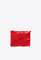 Dolce 
Gabbana 3D-Effect Logo Patent-Leather Crossbody Bag BB7287 A1471-80315 Red