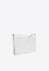 Dolce 
Gabbana 3D-Effect Logo Leather Crossbody Bag BB7287 AW576-80002 White