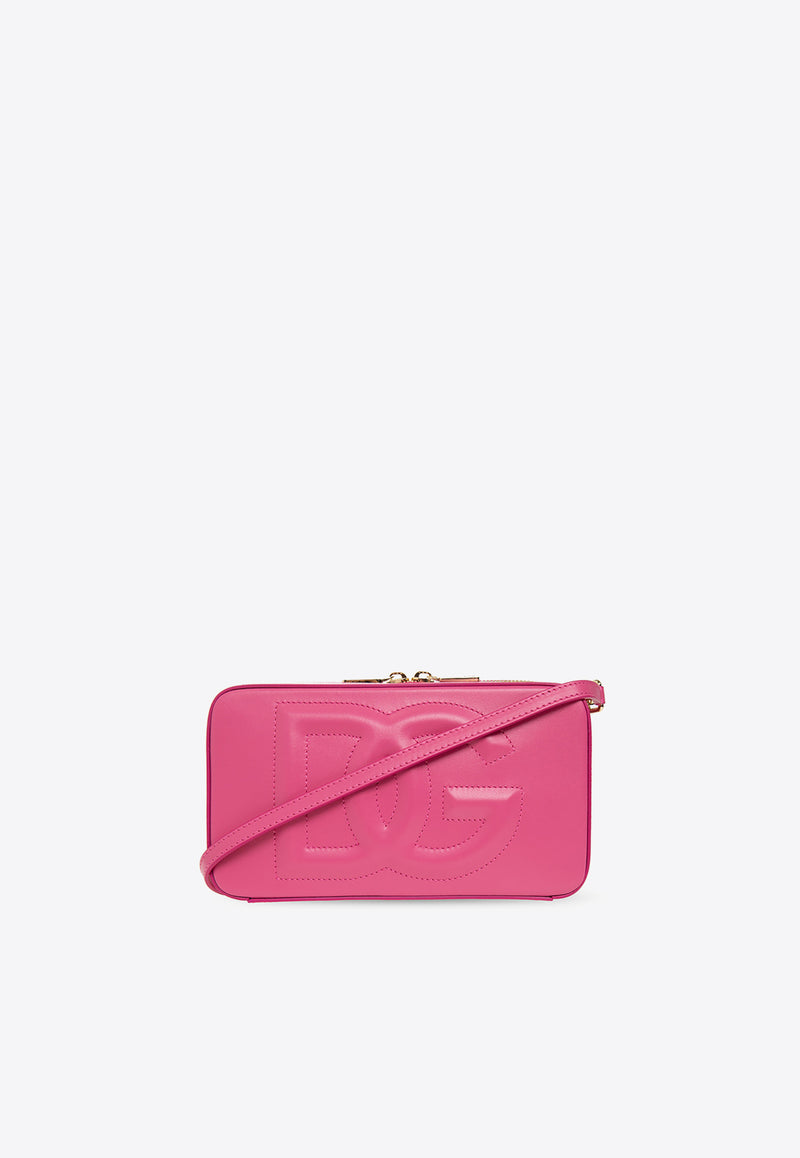 Dolce 
Gabbana Small 3D-Effect Logo Camera Bag BB7289 AW576-80441 Pink