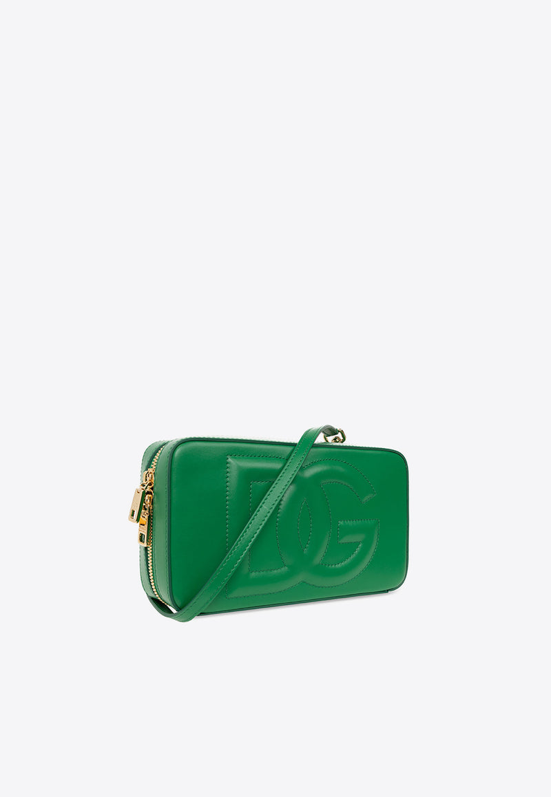 Dolce 
Gabbana Small 3D-Effect Logo Camera Bag BB7289 AW576-87192 Green