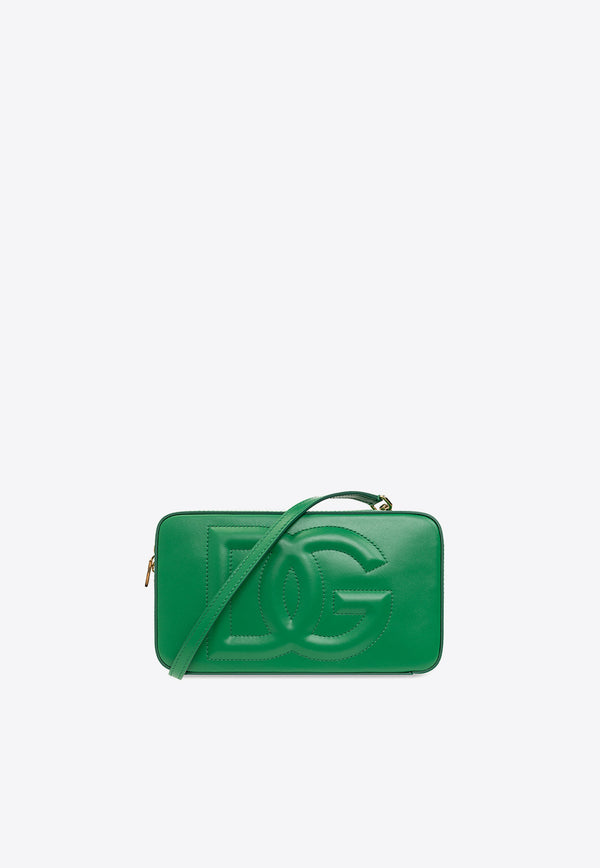 Dolce 
Gabbana Small 3D-Effect Logo Camera Bag BB7289 AW576-87192 Green