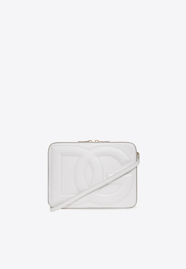 Dolce 
Gabbana Medium 3D-Effect Logo Camera Bag BB7290 AW576-80002 White