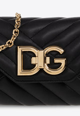 Dolce 
Gabbana Small Lop Quilted Shoulder Bag BB7312 AD155-80999 Black