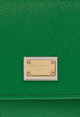 Dolce 
Gabbana Logo-Plate Leather Wallet BI0770 A1001-87192 Green