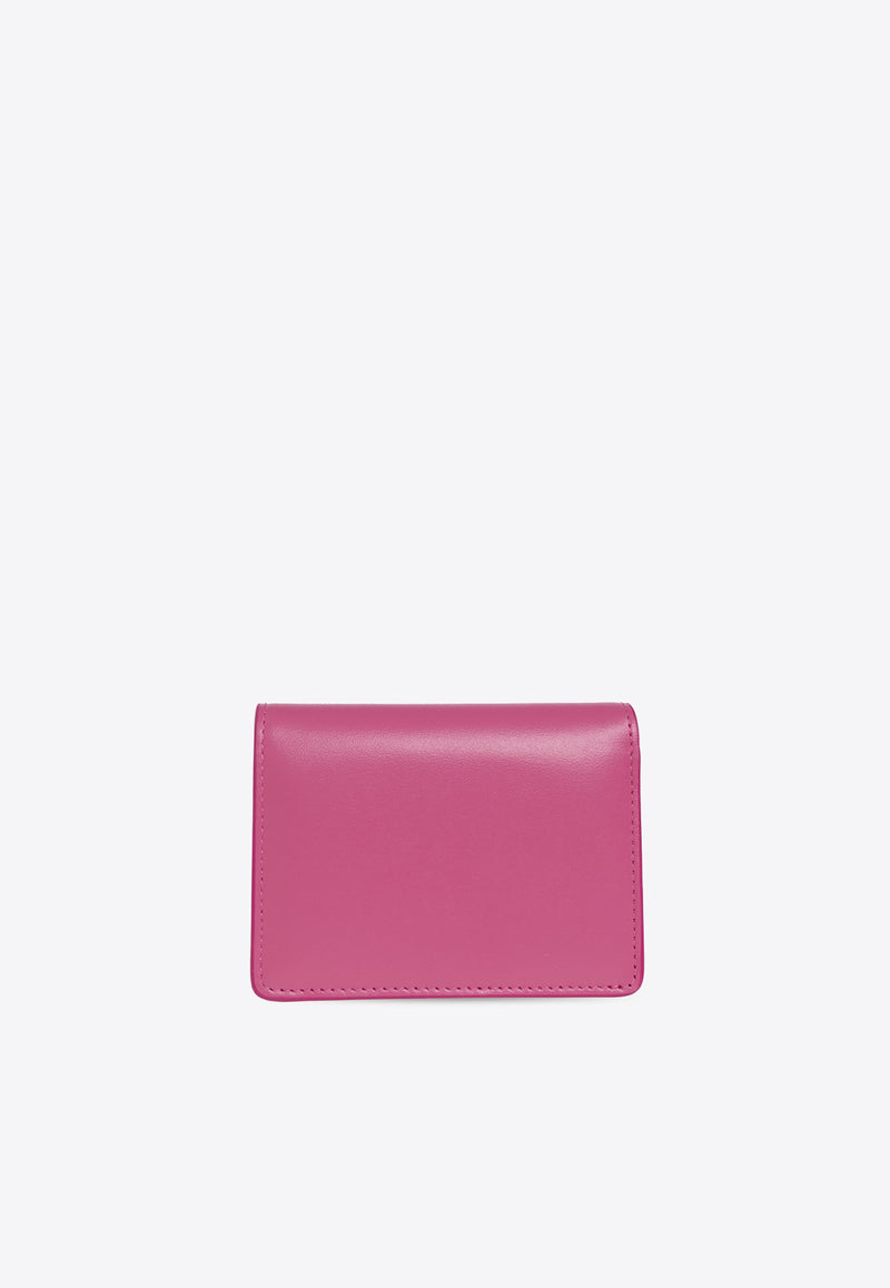 Dolce 
Gabbana Logo-Embossed Leather Wallet BI1211 AG081-80441 Pink