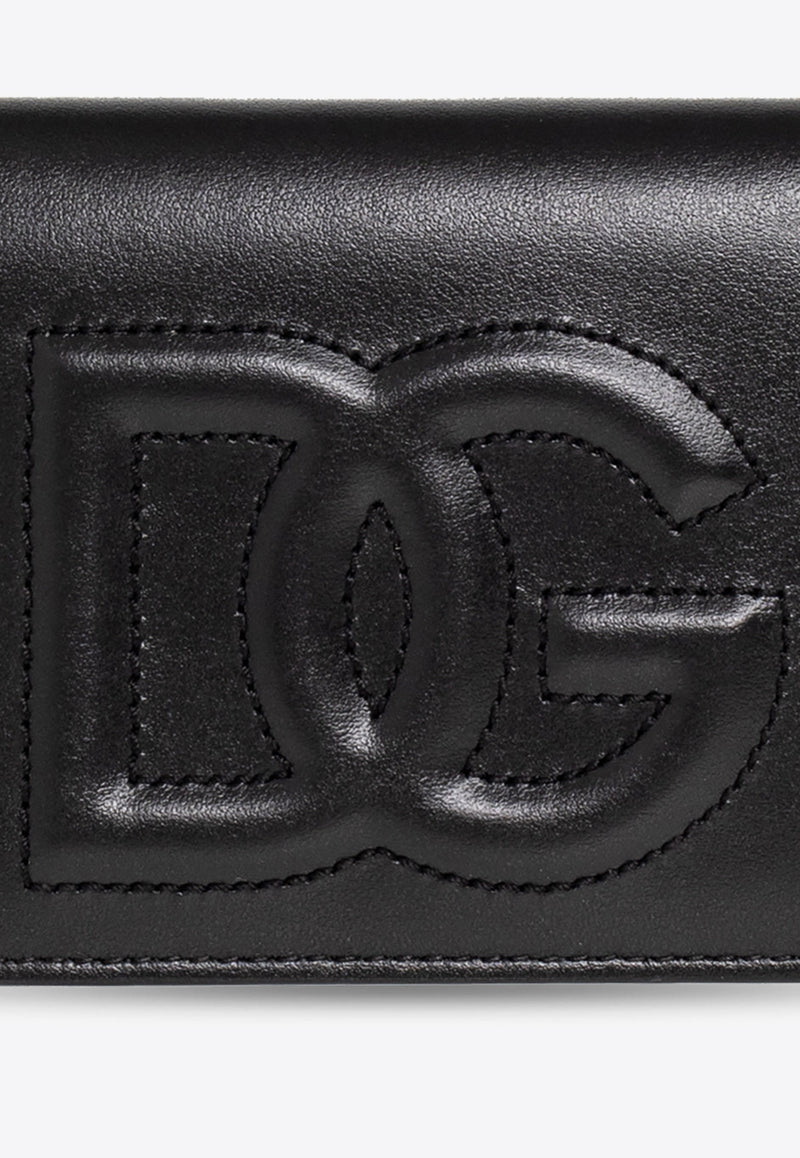 Dolce 
Gabbana Logo-Embossed Leather Wallet BI1211 AG081-80999 Black