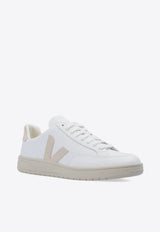 Veja V-12 Leather Sneakers  White XD0202335A 0-EXTRA WHITE SABLE