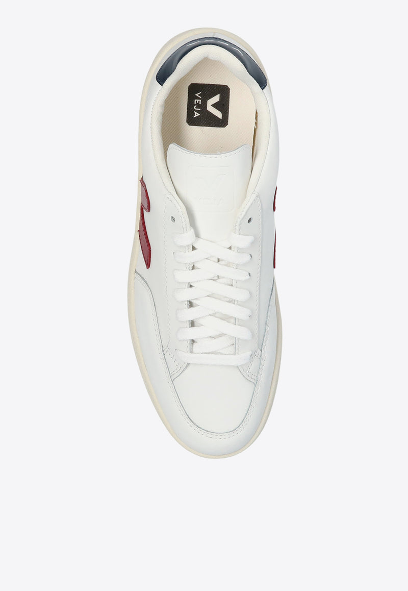 Veja V-12 Leather Low-Top Sneakers White XD021955A 0-EXTRA WHITE MARSALA NAUTICO