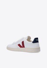 Veja V-12 Leather Low-Top Sneakers White XD021955B 0-WHITE MARSALA NAUTICO