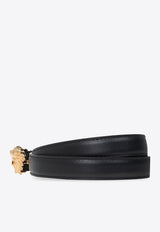 Versace Medusa Head Leather Belt Black DCDI145 DVTFN-KVO41