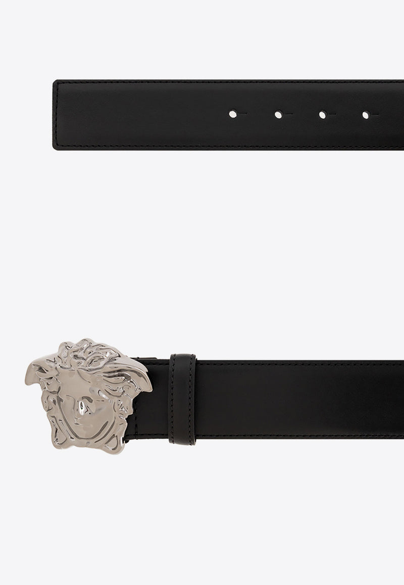 Versace Medusa Head Leather Belt Black DCU4140 DVTP1-1B00E