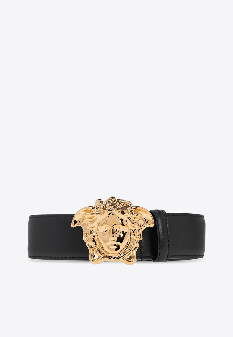 Versace Medusa Head Leather Belt Black DCU4140 DVTP1-KVO41