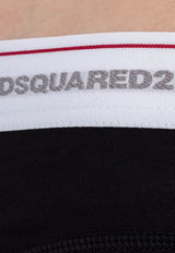 Dsquared2 Three-Pack Logo-Waistband Briefs DCX610040 0-001