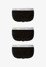 Dsquared2 Three-Pack Logo-Waistband Briefs DCX610040 0-001