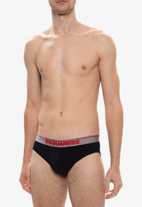 Dsquared2 Two-Pack Logo-Waistband Briefs DCX610050 0-001