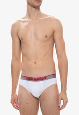 Dsquared2 Two-Pack Logo-Waistband Briefs DCX610050 0-100