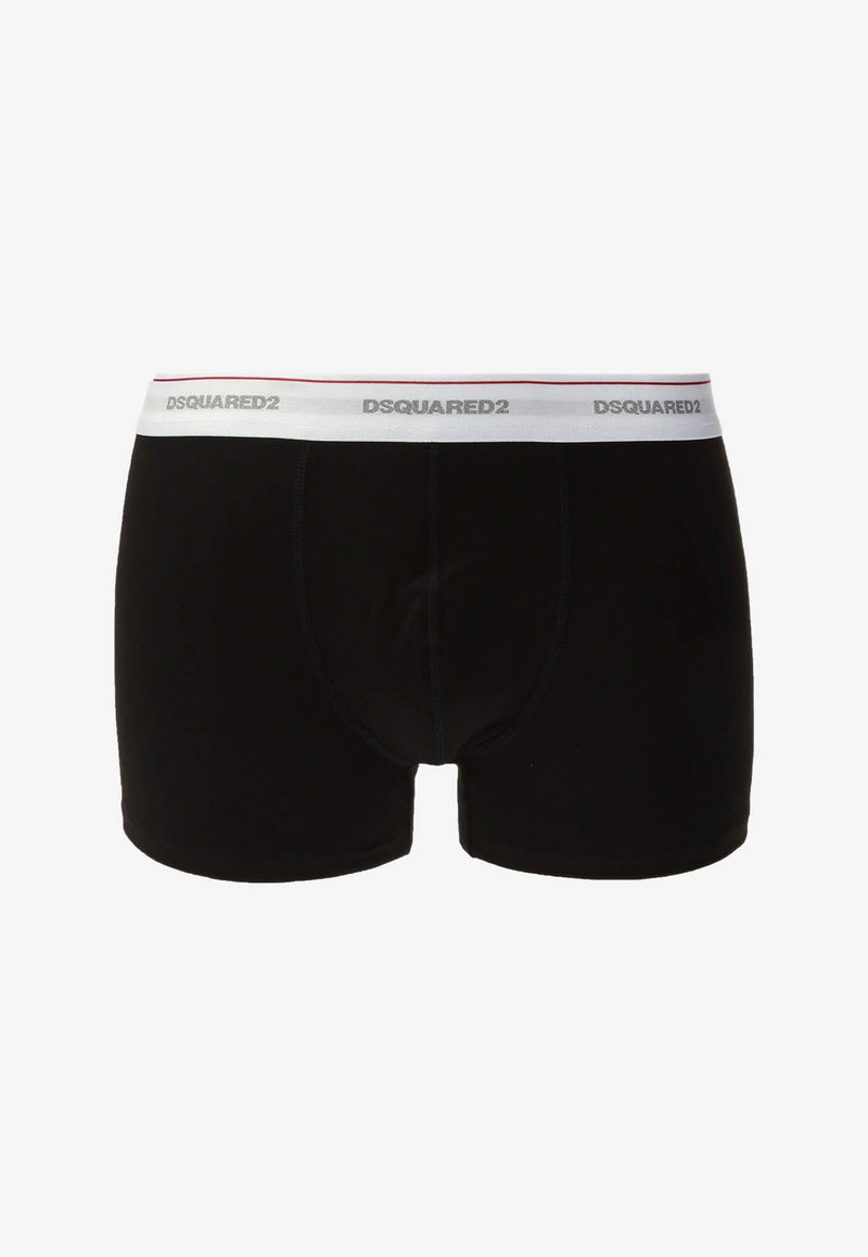 Dsquared2 Three-Pack Logo-Waistband Briefs DCXC60040 0-001