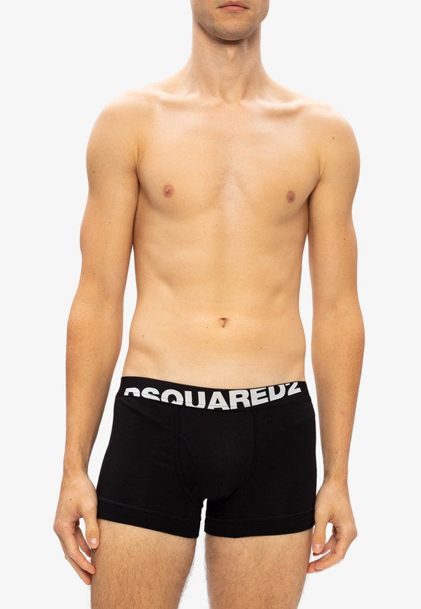 Dsquared2 Two-Pack Logo-Waistband Briefs DCXC90030 0-001