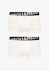 Dsquared2 Two-Pack Logo-Waistband Briefs DCXC90030 0-100