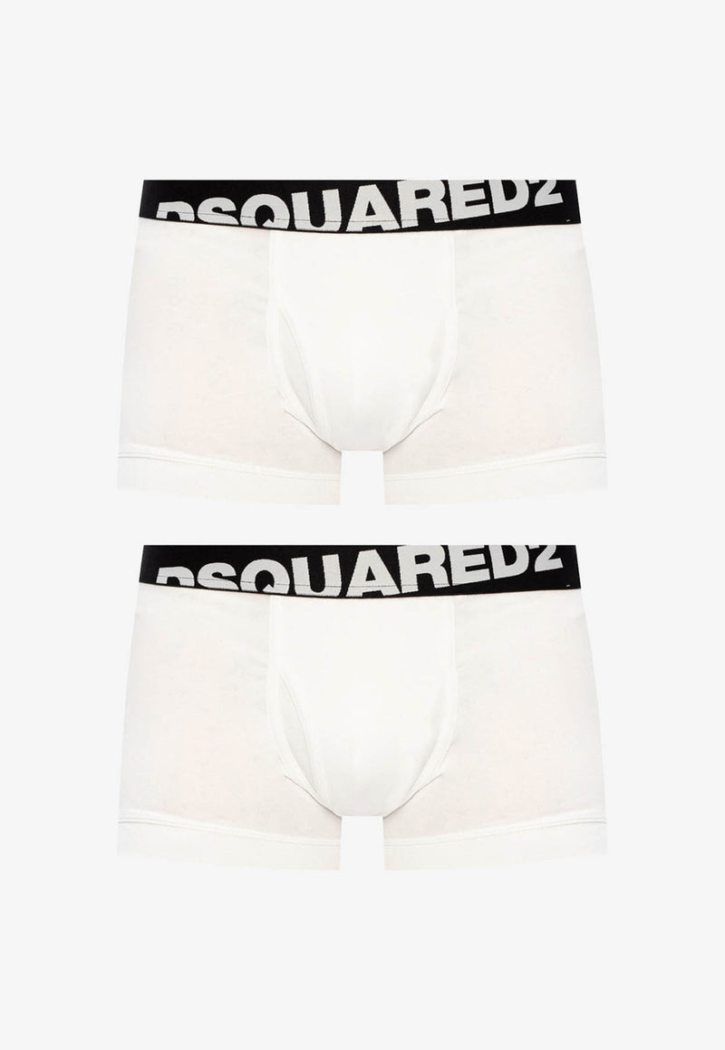 Dsquared2 Two-Pack Logo-Waistband Briefs DCXC90030 0-100