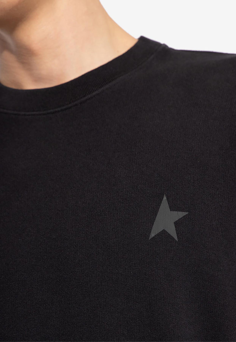 Golden Goose DB Star Logo Sweatshirt Black GMP01223 P000525-90100