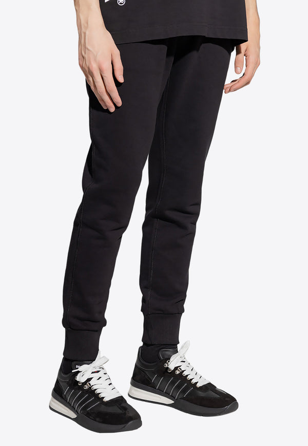 Dolce 
Gabbana Elasticated-Waistband Drawstring Tapered Sweatpants GVXQHT G7F2G-N0000 Black