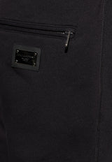 Dolce 
Gabbana Elasticated-Waistband Drawstring Tapered Sweatpants GVXQHT G7F2G-N0000 Black