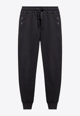 Dolce 
Gabbana Elasticated-Waistband Drawstring Tapered Sweatpants GVXQHT G7F2G-N0000 Black