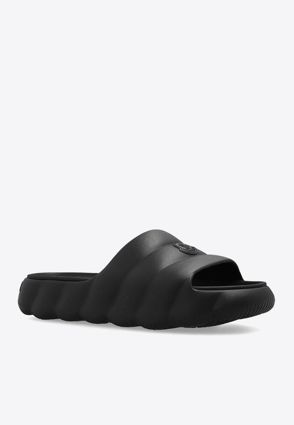 Moncler Lilo Quilted Rubber Slides Black I109B4C00010 M2559-999