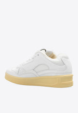 Jil Sander Leather Low-Top Sneakers White J15WS0006 P4869-100