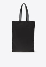 Jil Sander Large Logo Print Flat Tote Bag Black J25WC0004 P4863-001