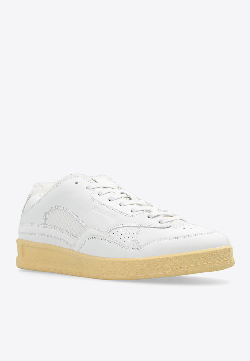 Jil Sander Leather Low-Top Sneakers White J32WS0016 P4869-100