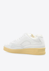 Jil Sander Leather Low-Top Sneakers White J32WS0016 P4869-100