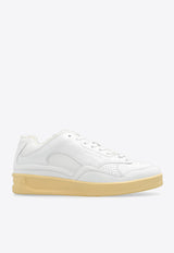 Jil Sander Leather Low-Top Sneakers White J32WS0016 P4869-100