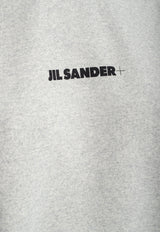 Jil Sander Logo Print Crewneck Sweatshirt Gray J40GU0001 J20010-052