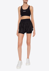 Jil Sander Trail Logo Print Shorts Black J40KA0027 JTN005-001