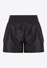 Jil Sander Trail Logo Print Shorts Black J40KA0027 JTN005-001