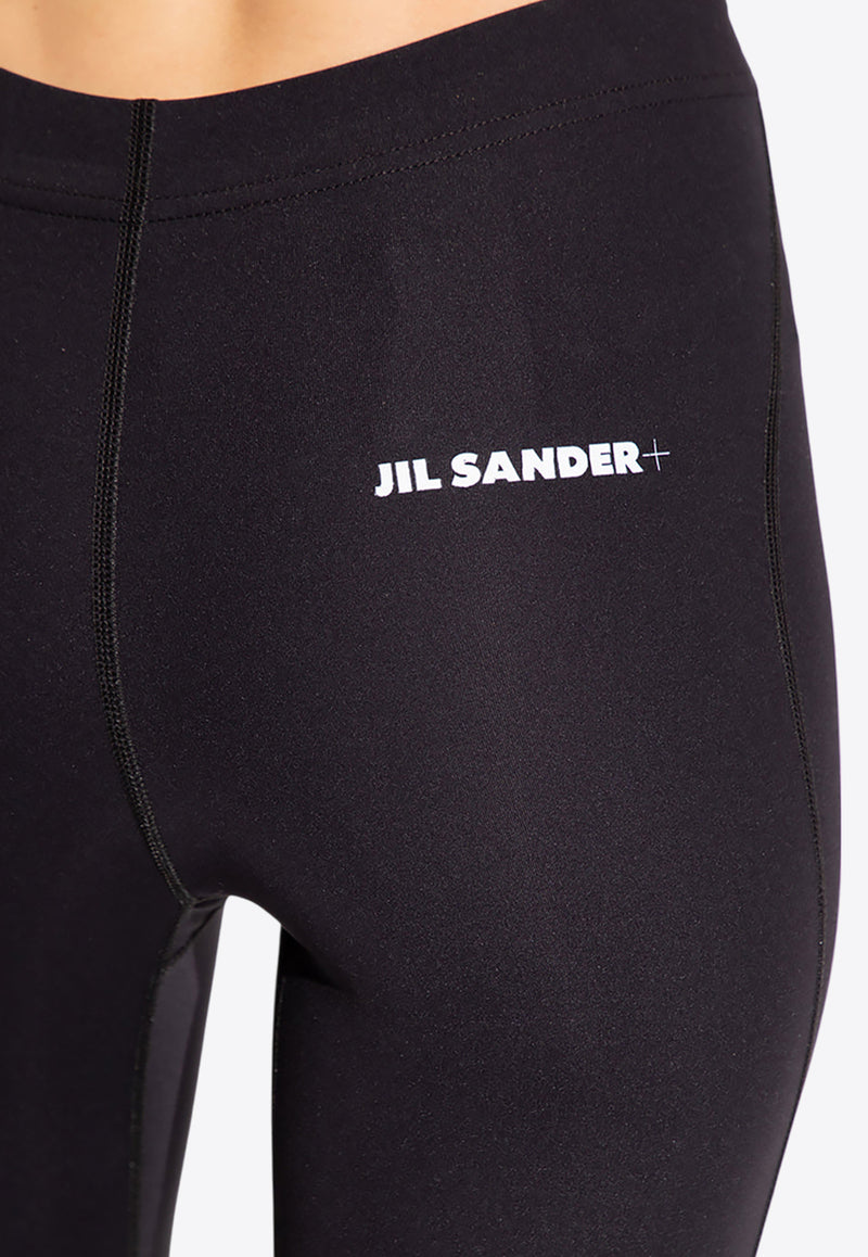 Jil Sander Logo Print Leggings Black J40KA0028 J70029-001